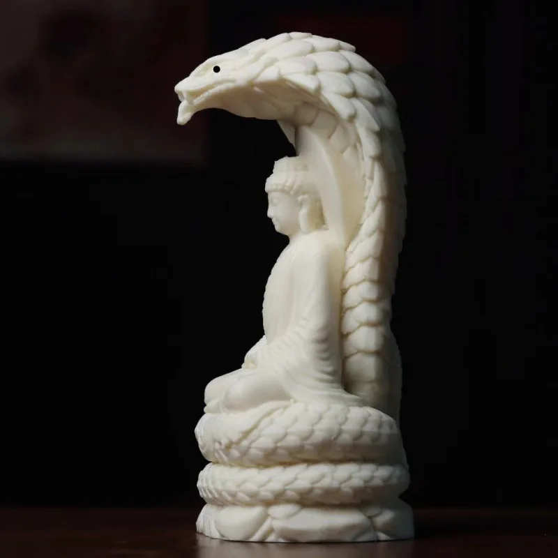 Factory Direct Supply Ivory Nut Snake Tuo Vairocana Decoration Home Sakyamuni Decoration Gift Box