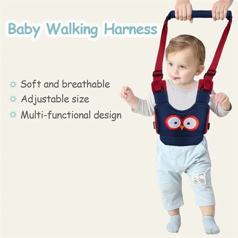 Safety Infant Walker Harness Breathable Handheld Learning Walk Support Assist Trainer Long Non-slip Toddler Assistant Belt Child