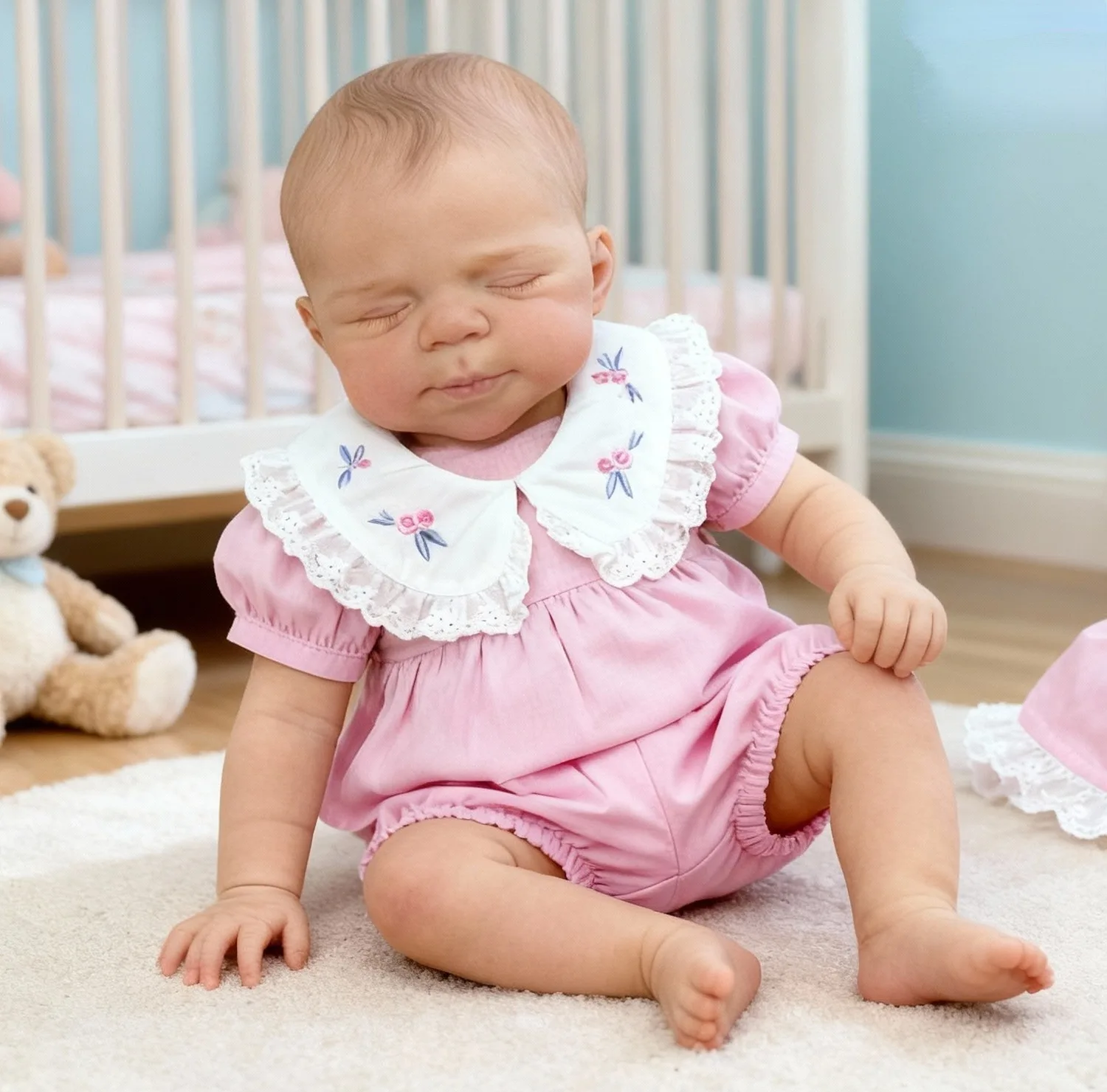 Aizwa1 Cute Pascale Reborn Doll 18 Inch Silicone Or Vinyl Can Choose Handmade Bebe Newborn Baby Girl For Children Birthday Gift