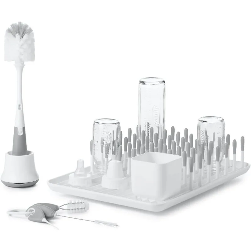 Tot Bottle & Cup Cleaning Set, Gray