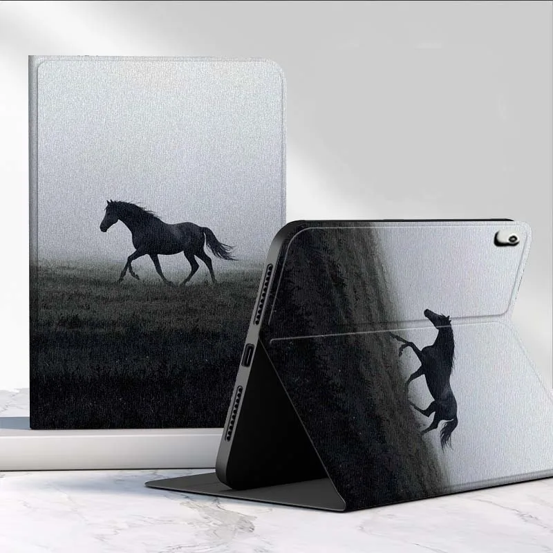 Gray Horse Design For Huawei MediaPad MatePad Pro Air 12 X T5 T10S M6 M5 C5e SE 11 11.5 10.4 Inch Tablet Case