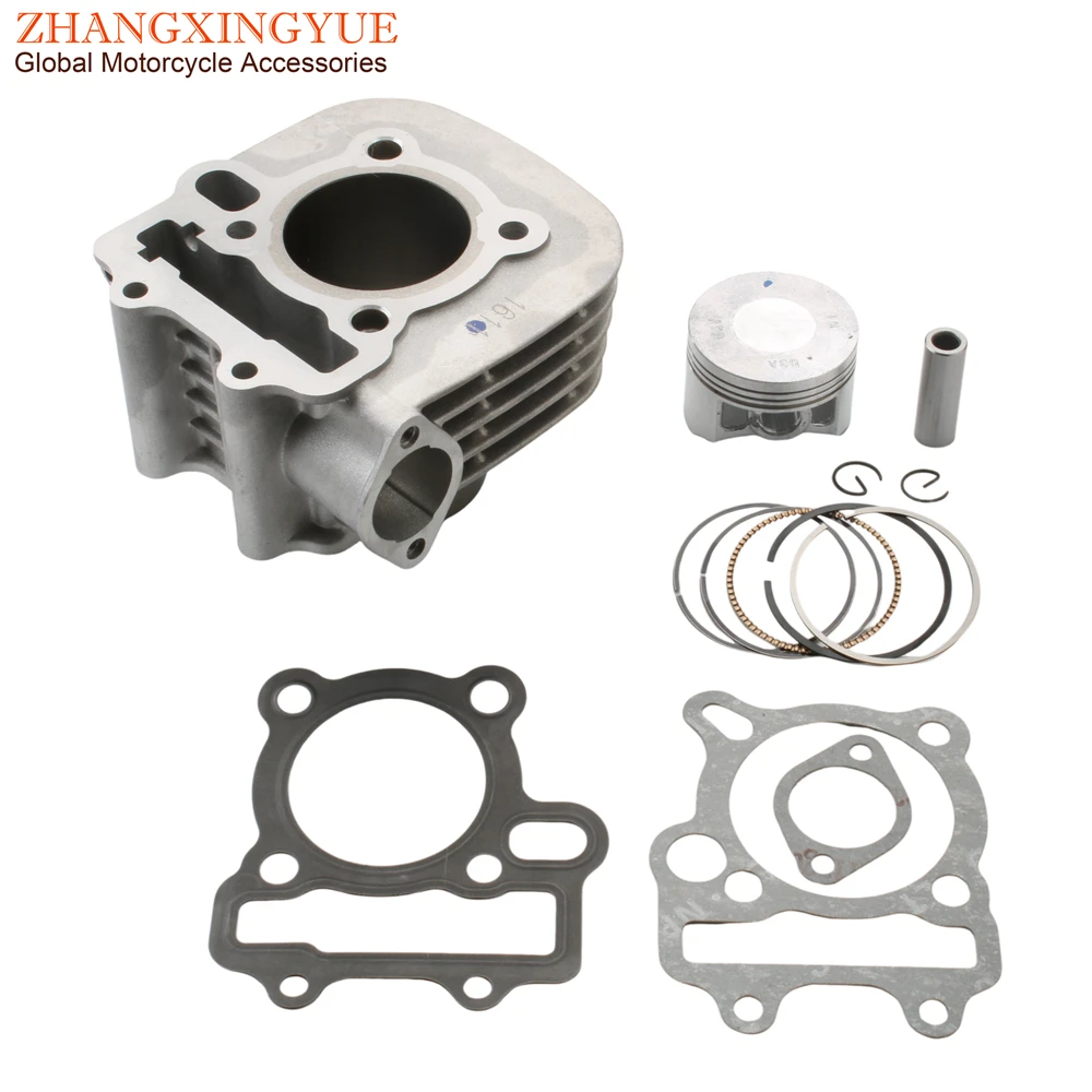 Motorcycle 52.4mm Cylinder Kit For SYM VF125 E4 Sport Rider 125i 12100-U3A-000 13101-U3A-000 13010-ADB-000