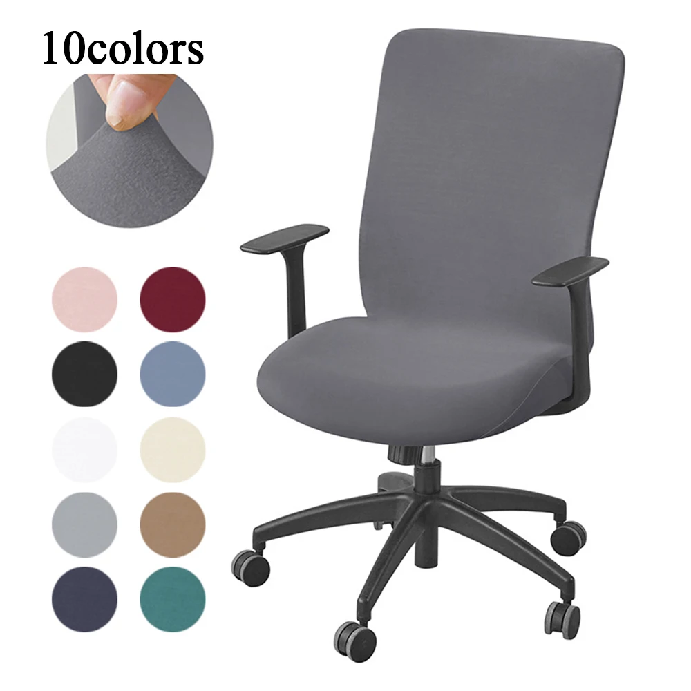 Fashion Simple Home Gaming Chair Cover Universal Computer Game Competitive Seat Backrest Armrest Elastic Swivel Chair Cover