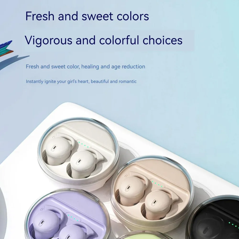 

Hot Selling Wireless Bluetooth Earphones, Mini Invisible Noise Cancelling Sleep Earphones, Ergonomic Design, Comfortable To Wear