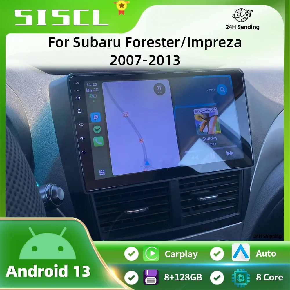 

Carplay Auto Android 16 For Subaru Impreza GH GE 2007 2008 2009 2010 2011 Car Radio Multimedia Player Stereo Head Unit 4G WiFi