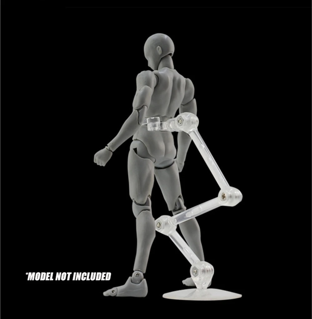 4 Stuks Action Figure Stand Action Base Anime Figuur Voetstuk Ondersteuning Effect Podium voor Figuur Pop Model Display Stand Accessorie