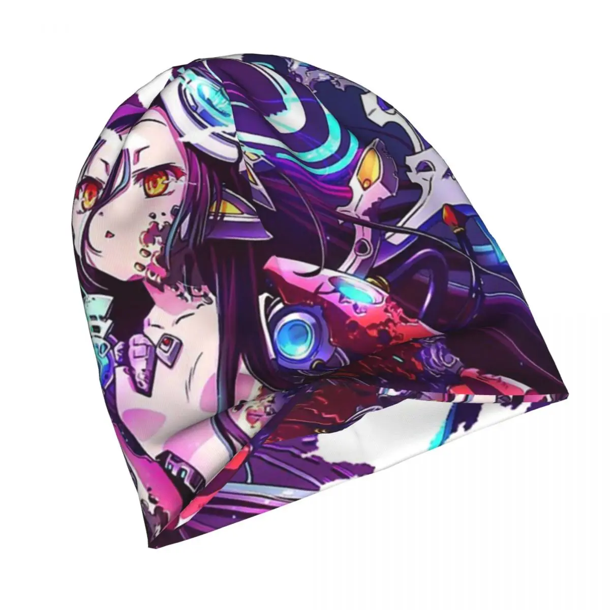 Hat Beauty Thin Caps For Men Women No Game No Life Fantasy Anime Skullies Beanies Ski Caps Soft Bonnet Hats