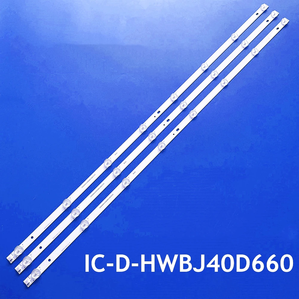 Strip lampu latar LED untuk TX-40ESW504B TX-40ES500B TX-40ES400B TX-40FS503B IC-D-HWBJ40D660 V400HJ9-MD1