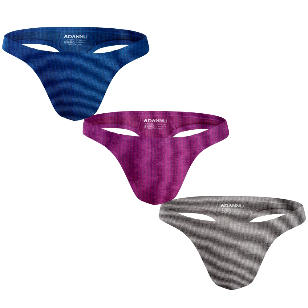 

Мужские хлопковые трусы-бикини с низкой посадкой, удобные, сексуальные, U-образные, треугольные, игривые, с эффектом подтяжки