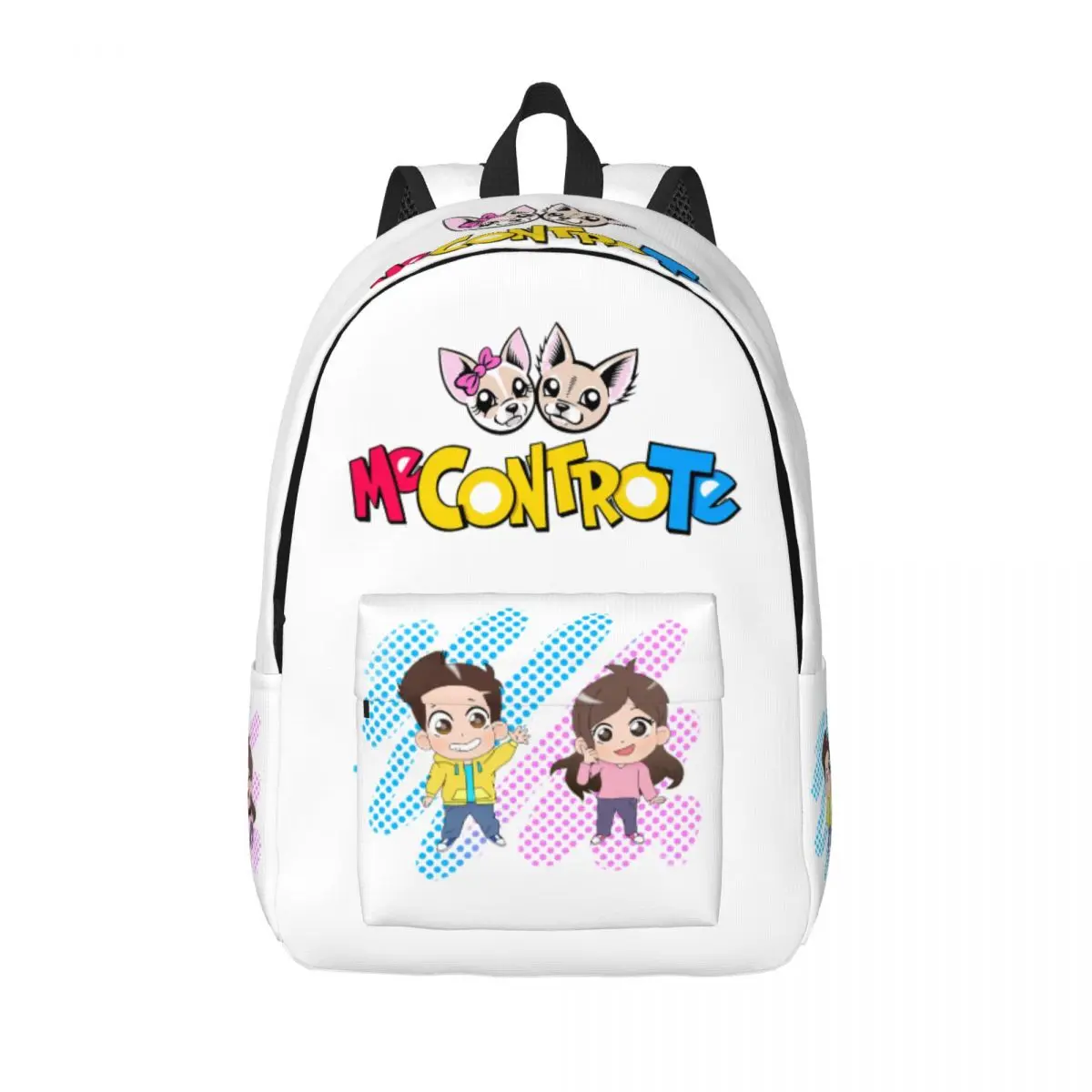 Cartoon Me Contro Te Backpack for Men Women Casual High School Work Daypack Laptop Computer Shoulder Bag with Pocket