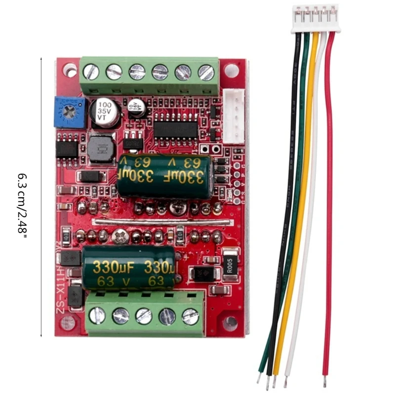 DC6-60V 400W BLDC controlador Motor trifásico sin escobillas Módulo accionamiento del Motor Módulo placa PWM