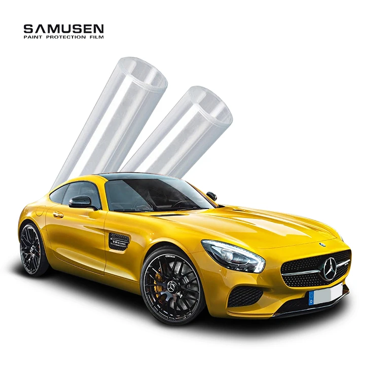 SAMUSEN TPU PPF Film Pelindung Cat Mobil Self Healing Body Glossy Wrap Anti Gores Transparan