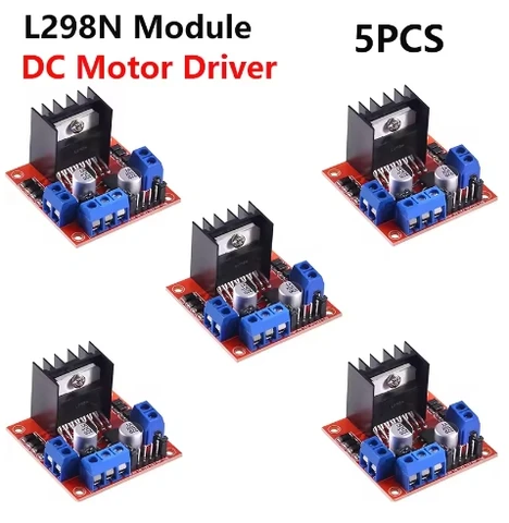 1-10pcs L298N Driver Board Module MINI L298 Stepper Motor Smart Car Robot Breadboard Peltier High Power