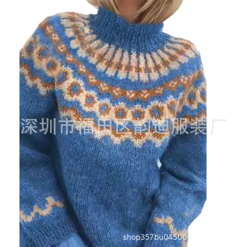 Sweater Women Turtleneck Pullover Long Sleeve Knitted Fashion Soft 2022 Autumn Winter New Luxury Casual Loose Tops Jumper