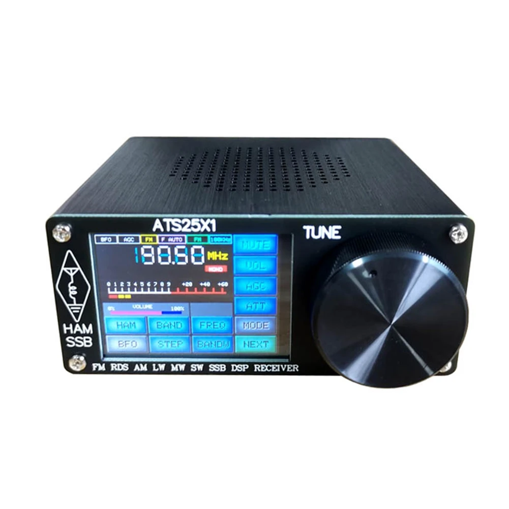 

New ATS-25X1 Si4732 Chip All Band Radio Receiver DSP Receiver FM LW MW and SW SSB with 2.4 Inch Touch Screen