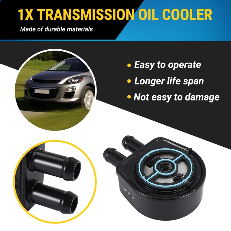 1S7G-6A642-AD Engine Oil Cooler Transmission Oil Radiator Cooler 1S7G6A642AD For Mazda 6 CX-7 LF0214700 LF02-14-700