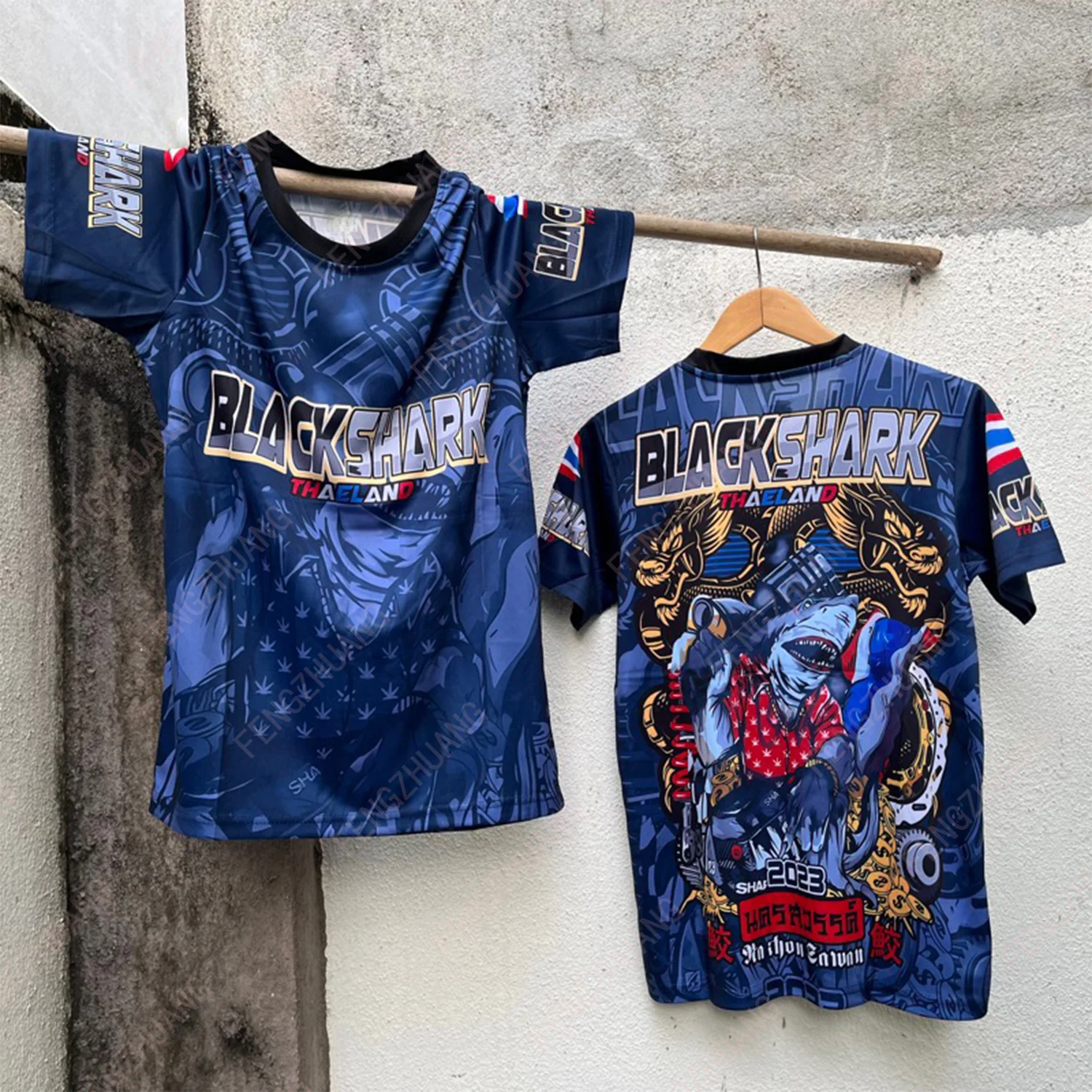 Baju Viral Tajlandia (Kain Jersey) Letnia koszulka sportowa do biegania na świeżym powietrzu Piłka nożna Koszulka dla dorosłych i dzieci