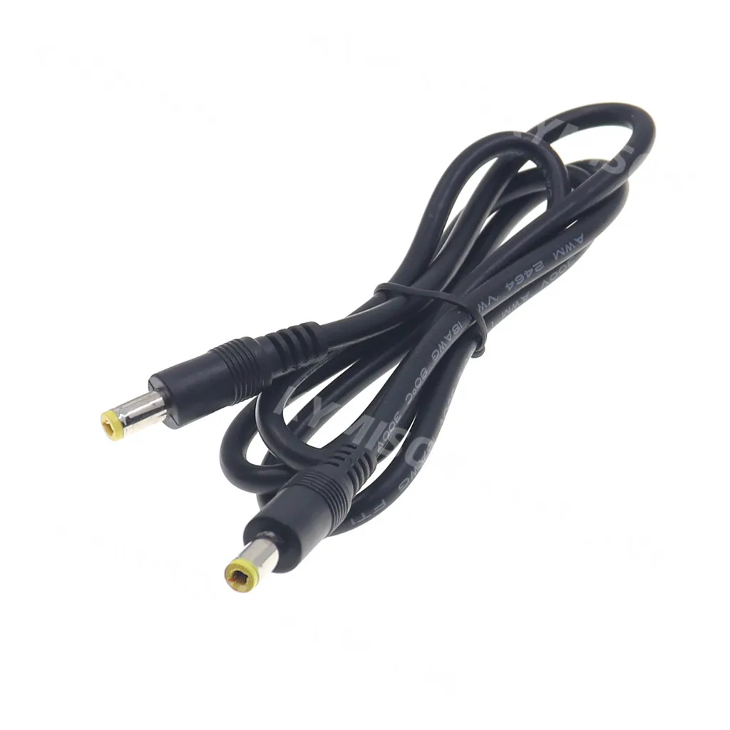 Egyenáram áram dugasz 5.5 X 2.5mm Apaállat hogy 5.5 X 2.5mm Apaállat CCTV Adapter csatlakozó Vezeték DC12V 18AWG áram kiterjesztése Vezeték 0.5m/1.5m/3m