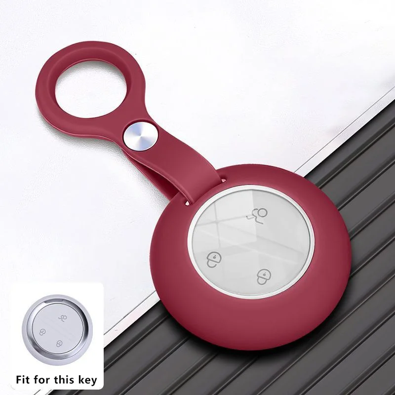 Silicone Car Key Case Fob for Chery QQ3 EV QQ 3 Modern Edition 2027 2026 Accessories Keychain Remote Protection Cover Shell Ring
