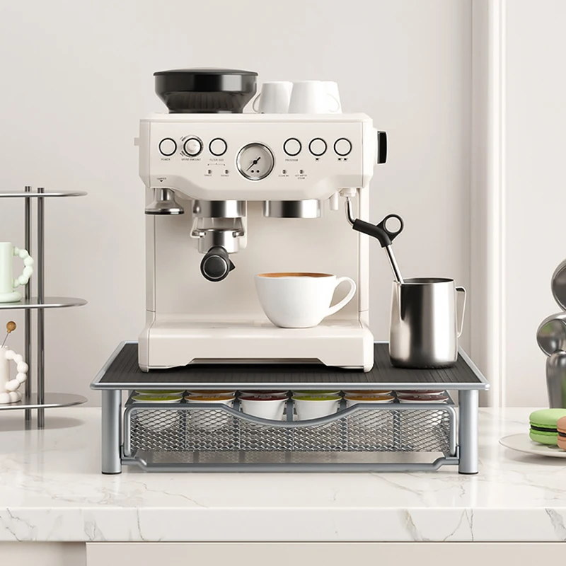 Coffee Pod Holder Nespresso Vertuoline Capsules Storage Rack Coffee Capsule Holder Home Metal Coffee Capsule Storage Organizer