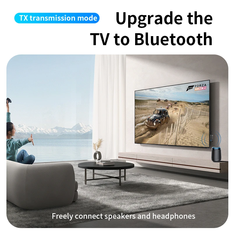 جهاز استقبال إرسال بلوتوث 5.4 للطائرة 2 في 1 محول بلوتوث لاسلكي - يستخدم مع أي مقبس 3.5 ملم على الطيران والتلفزيون