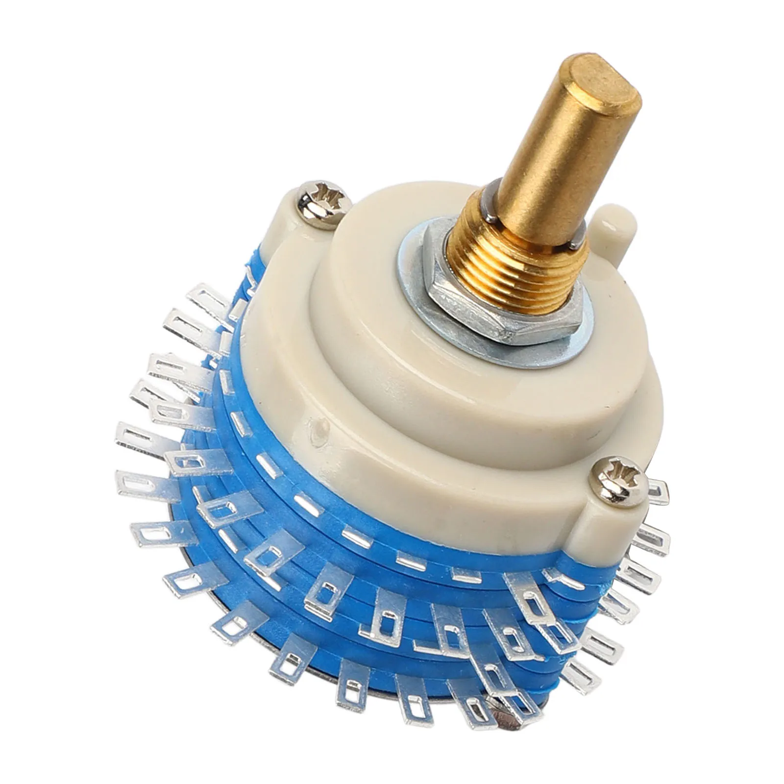 

50mm Height 2 Pole Potentiometer 24 Step Rotary Switch For DIY Encoder Made-before-break Mechanism Robust Mechanism