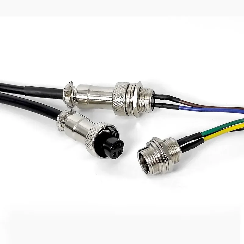 GX12 Aviation Plug Connection Cable M12 Male Female Connector 5A 2 3 4 5 6 7 Pin Extension Cable Welding Processing Cord