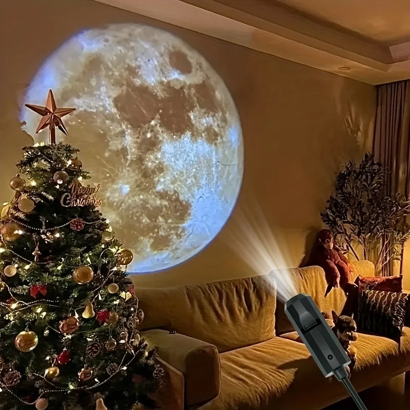 Luna Terra Proiettore Luce USB Proiettore Luce Camera da letto Soffitto Regalo Decorazione della stanza Foto Sfondo Proiettore Luce Atmosfera