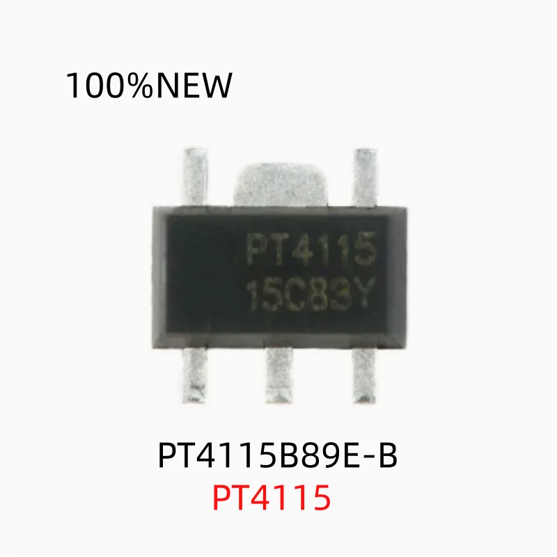 (20 Pieces) 100% New Pt4115B89E-B Pt4115 Sot89-5 30V1.2A High Dimming Ratio Led Constant Current Driver Chip