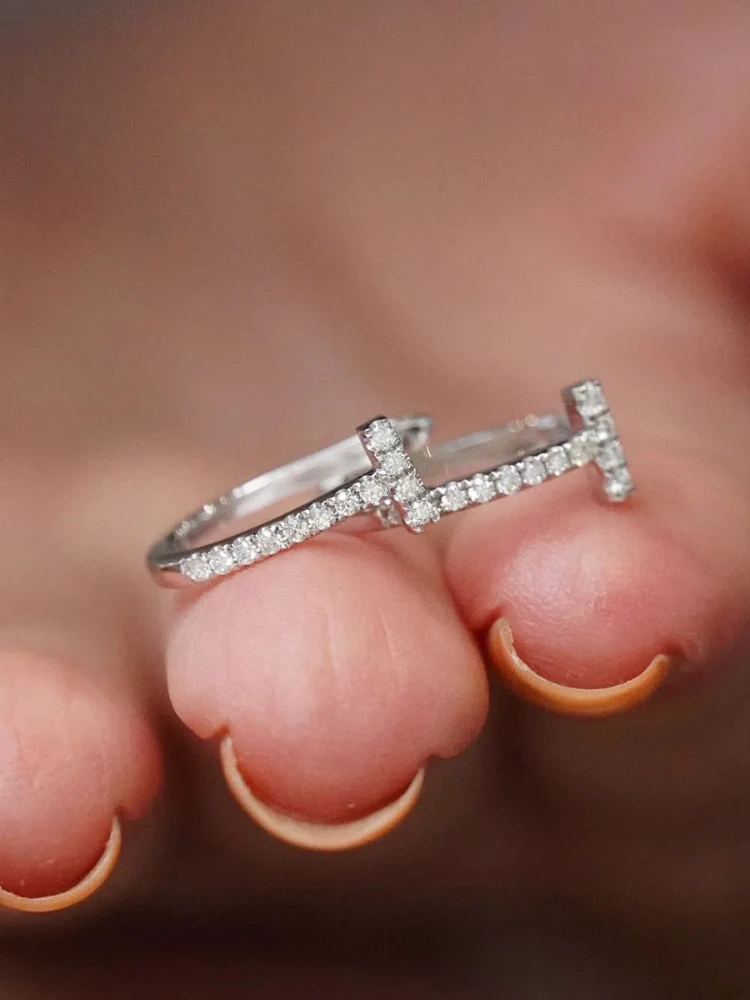 

S925 Sterling Silver Women's Stud Earrings T-line U-loop Earrings New Jewellery for Women Daily Wear Holiday Party Gifts