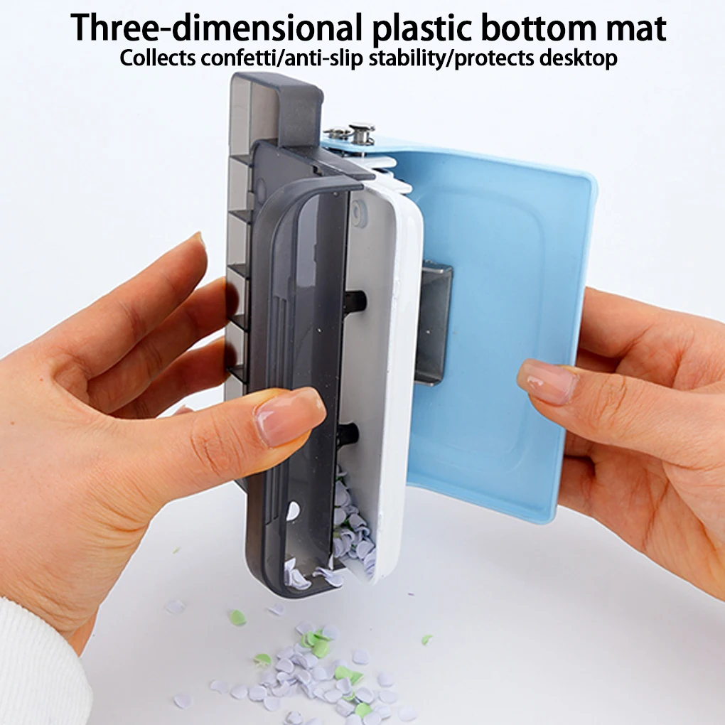 10 Hole Punch กระดาษเจาะหนังสือ Binding Card แบบพกพาคู่มือการผลิตมือถือสําหรับ A4 B5/26 หลุมเกลียวเครื่อง