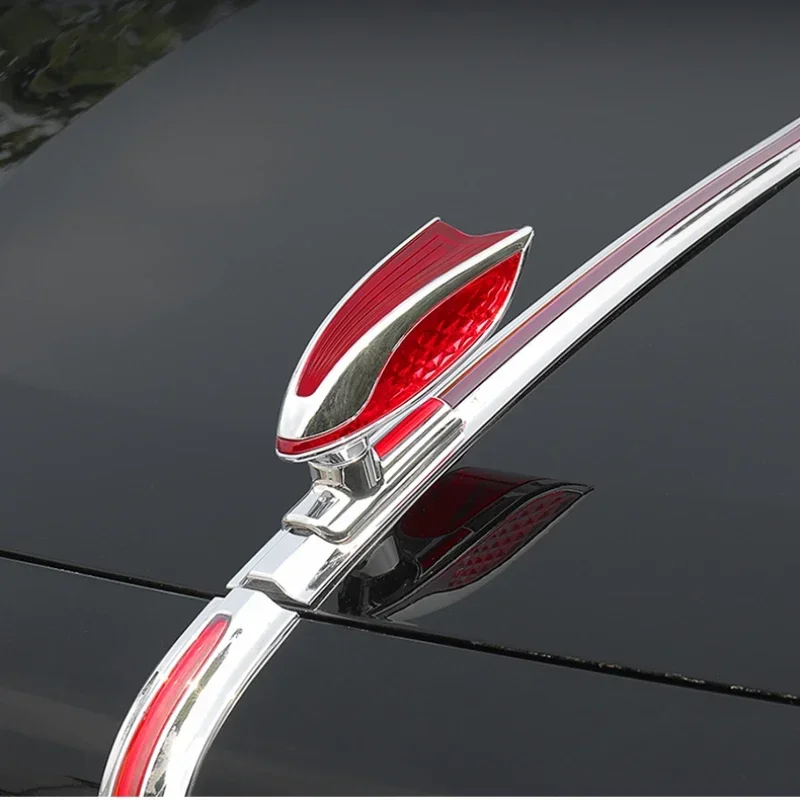 Modification and decoration of the front hood streamer light of the car emblems For Hongqi HS7 HS5 EHS9 H6 H5 H9 HQ9