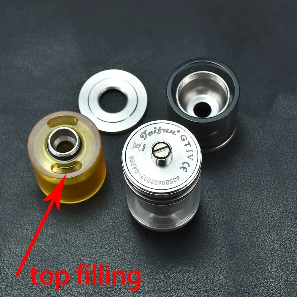 Wolfcoolvape Bellcap Taifun GT4 RTA Topfilling Atomizer Bell Cape PC POM PEI GT IV Vape atomizer tank - gallery image 4