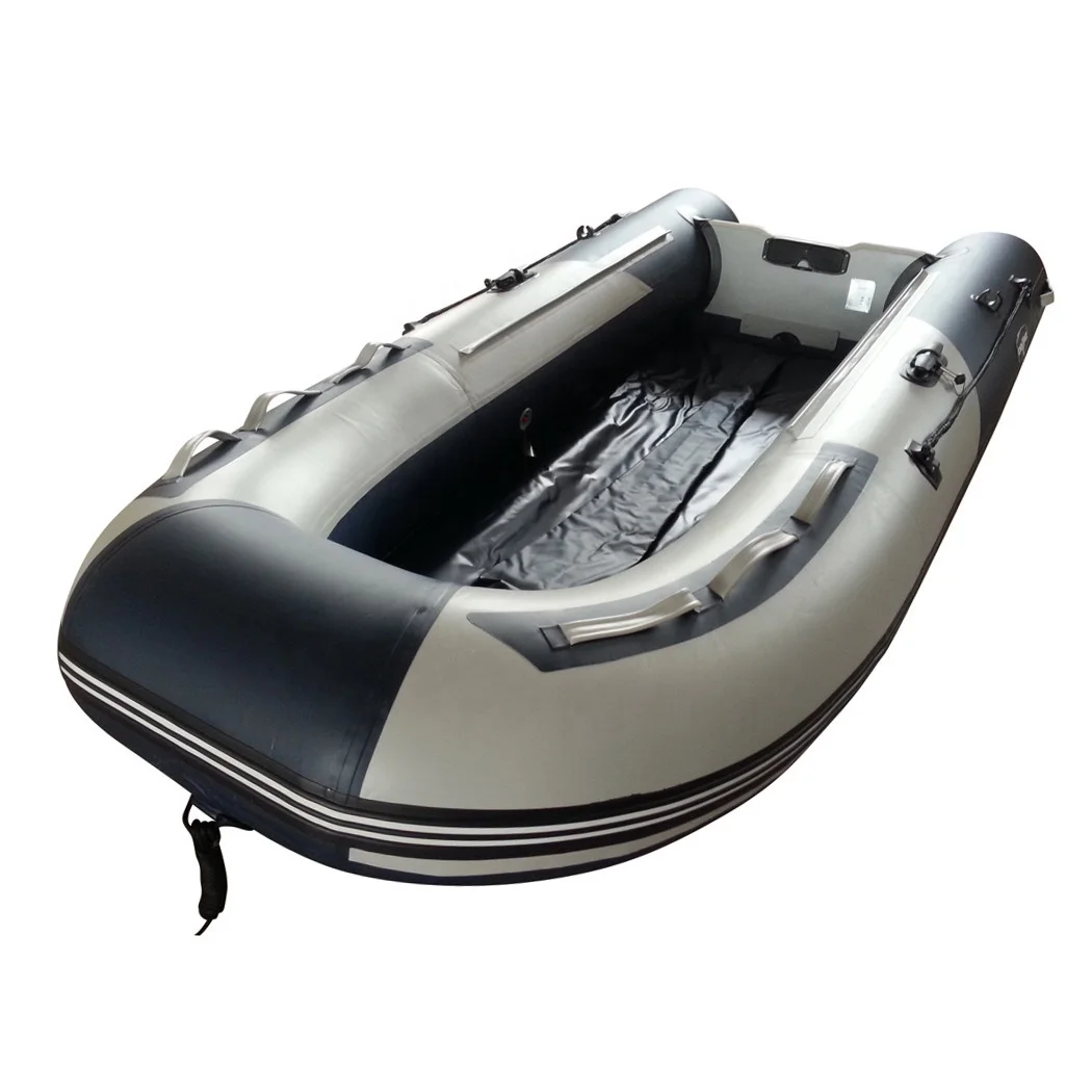 330 سنتيمتر قارب قابل للنفخ المواد البلاستيكية قارب قابل للنفخ الألومنيوم الطابق قارب قابل للنفخ مع محرك