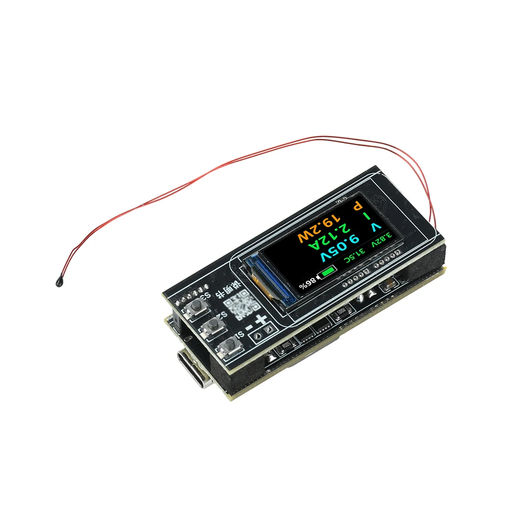 PD140W Schnelllade-Modul TFT-Display 2-6S Lithium-Batterie-Ladeplatine Powerbank-Mainboard-Kit IP2366 Buck-Boost-Wandler – Detail 1