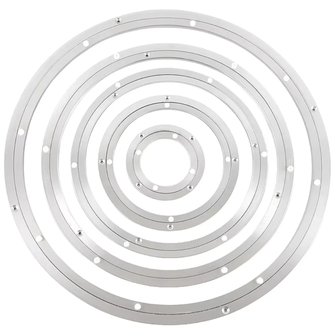 1pc Rotating Bearing Turntable Lazy Susan Base 5in-16inch Round Rotating Bearing Plate Heavy Duty Ball Bearing Kitchen Hardware