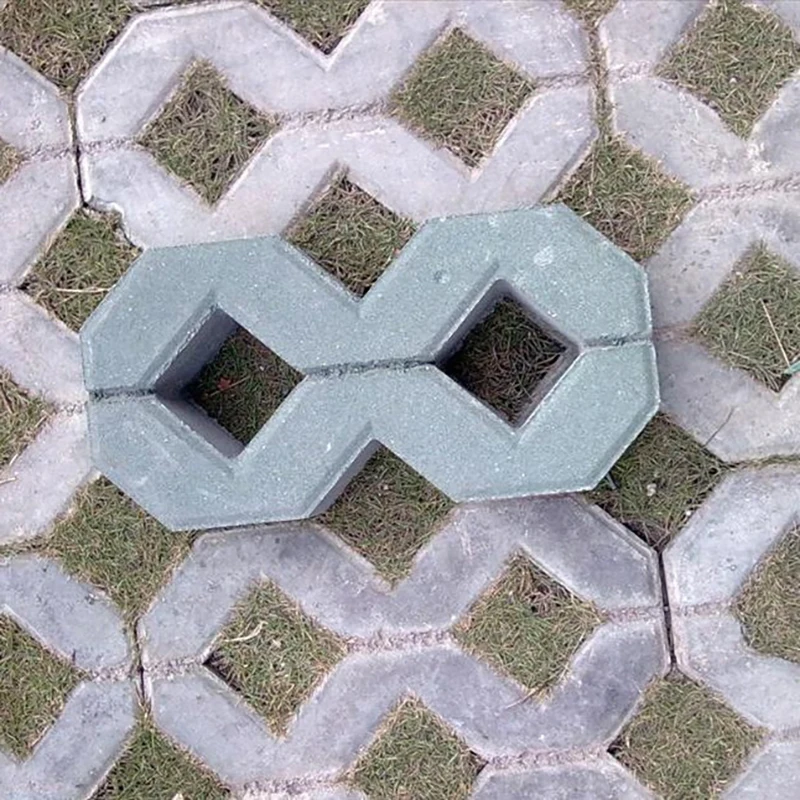 Home Garden Courtyard DIY Path Maker Plastic Brick Mold Paving Mould Carving Stone Path Paving Road Walk Maker Mold