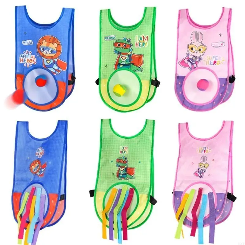 Trò chơi bóng trẻ Dodgeball thiết lập với áo trẻ 3 quả bóng ném bóng ném trò chơi ném bóng cho trong nhà ngoài trời