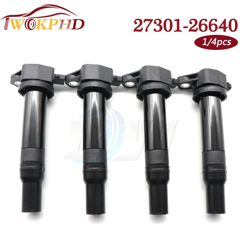 27301-26640 For Hyundai Accent Kia Rio Rio5 Rondo Dodge Attitude 1.6L 2.6L L4 2006-2011 High Quality Ignition Coil 5C1586