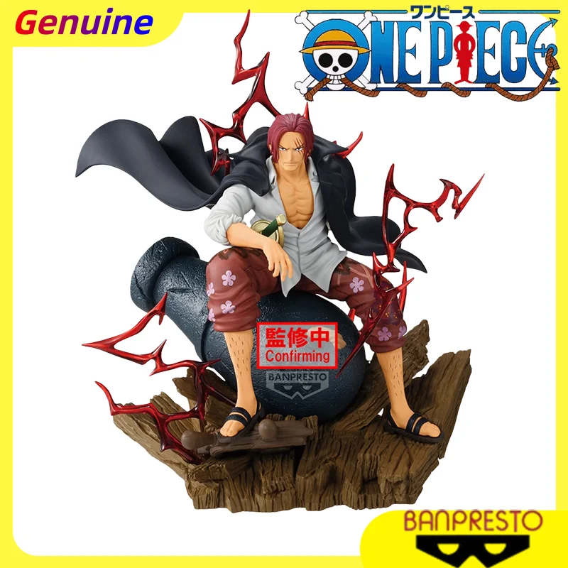 

【100%original】BANDAI BANPRESTO THE ORAMA SOUL One Piece Shanks Collection Series Model Cartoon Character Garage Kit Gifts Toys