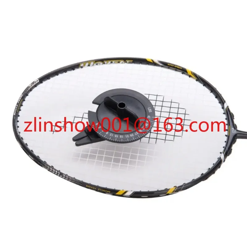 

String Tension Tester With Accurate Racket Sports Badminton Tension Calibrator 0-42 Lbs Black String Machine Tools