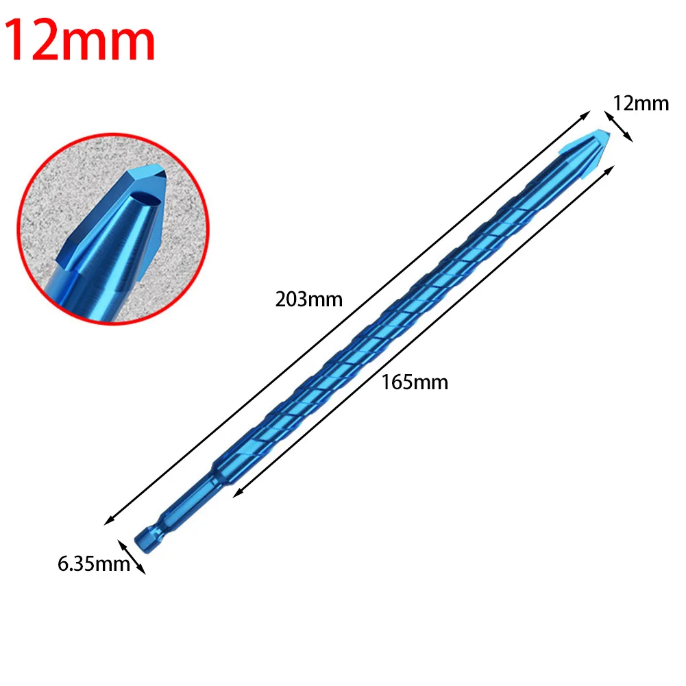 6-12mm Drill Bit Eccentric Drill Bit For Drilling Holes Convenient Chip Removal Rust-proof Self-centering Design