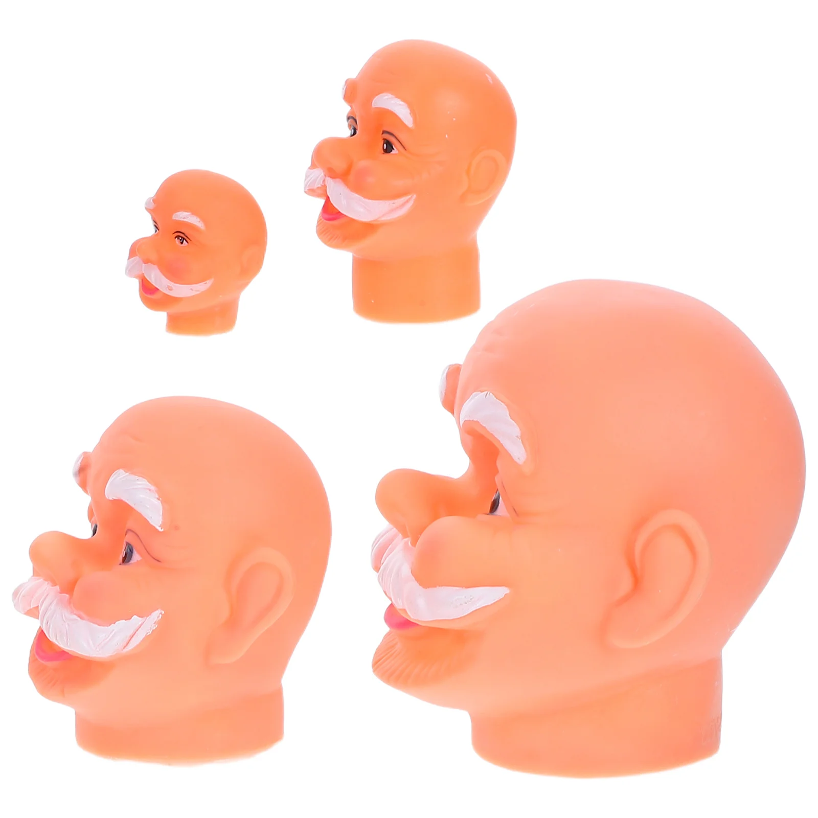 

4Pcs DIY Santa Claus Head Craft Kit Vinyl 3D Lifelike Christmas Ornament Making Festive Holiday Decor Home Decoration Supplies