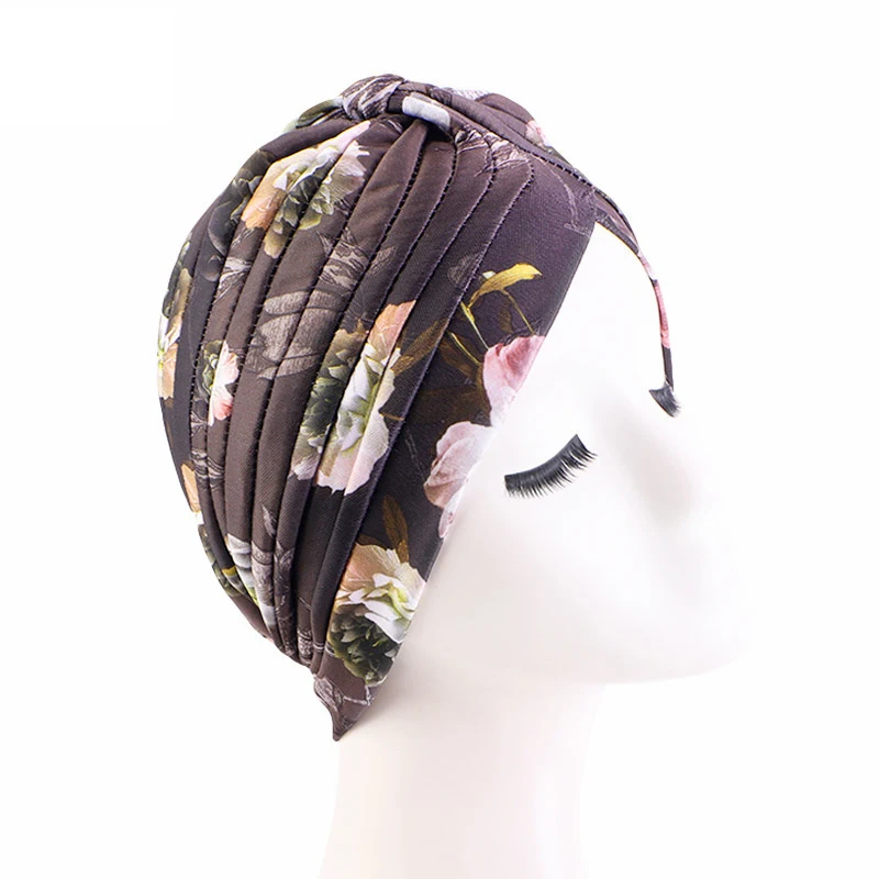 Fashion New Islamic Inner Hijab Cap Ruffle Pleated Muslim Turban Scarf Women Soft Hair Loss Head Wrap Headwear Turbante Mujer