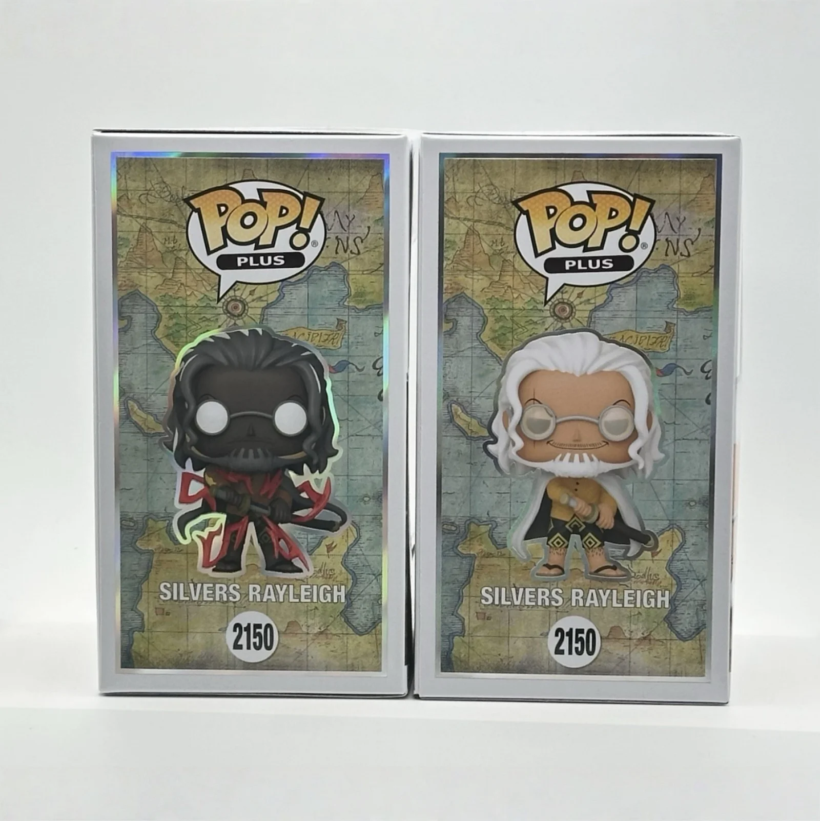 Figura de Rayleigh de Plus Silvers # 2150 (chase) Funko Pop Oficial Genuino, Estatua de Edición Limitada de One Piece, Regalo de Juguete para Fanáticos de One Piece