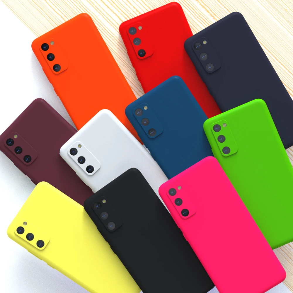 

Original Liquid Silicone Case For Samsung Galaxy S20 S23 S21 FE S20FE S24 S22 Ultra Plus Shockproof Back Cover for A55 A35 A15