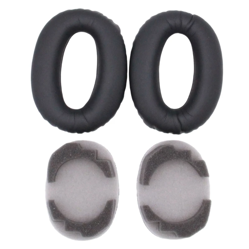 Ear Pads Sponge Cushion Replacement Elastic Cushion Earmuffs for Sony WH-1000XM2 Gaming Headphone (1Pair)