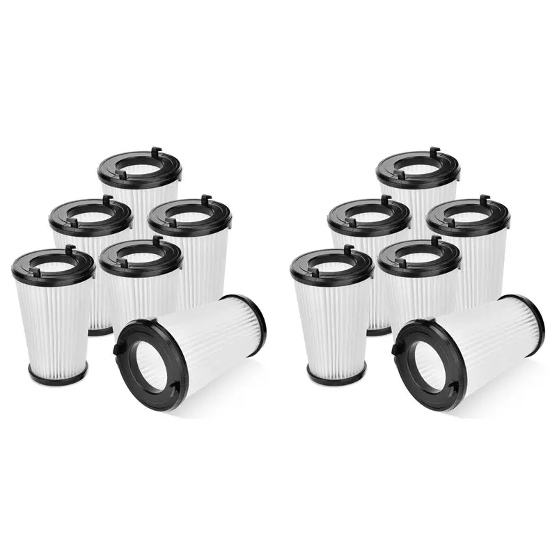 A61I Pacote com 12 filtros de substituição VAF-1 compatíveis com aspirador de pó Electrolux Ergorapido EHVS2510AW VS3510AR, peça EL65522