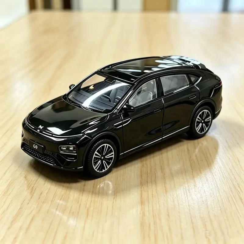 1:64 XPENG G9 Elektro-SUV-Modell aus Legierung, Druckguss-Metall, Luxus-Neuenergiefahrzeug, Simulationsmodell im Miniaturmaßstab, Geschenk für Kinder