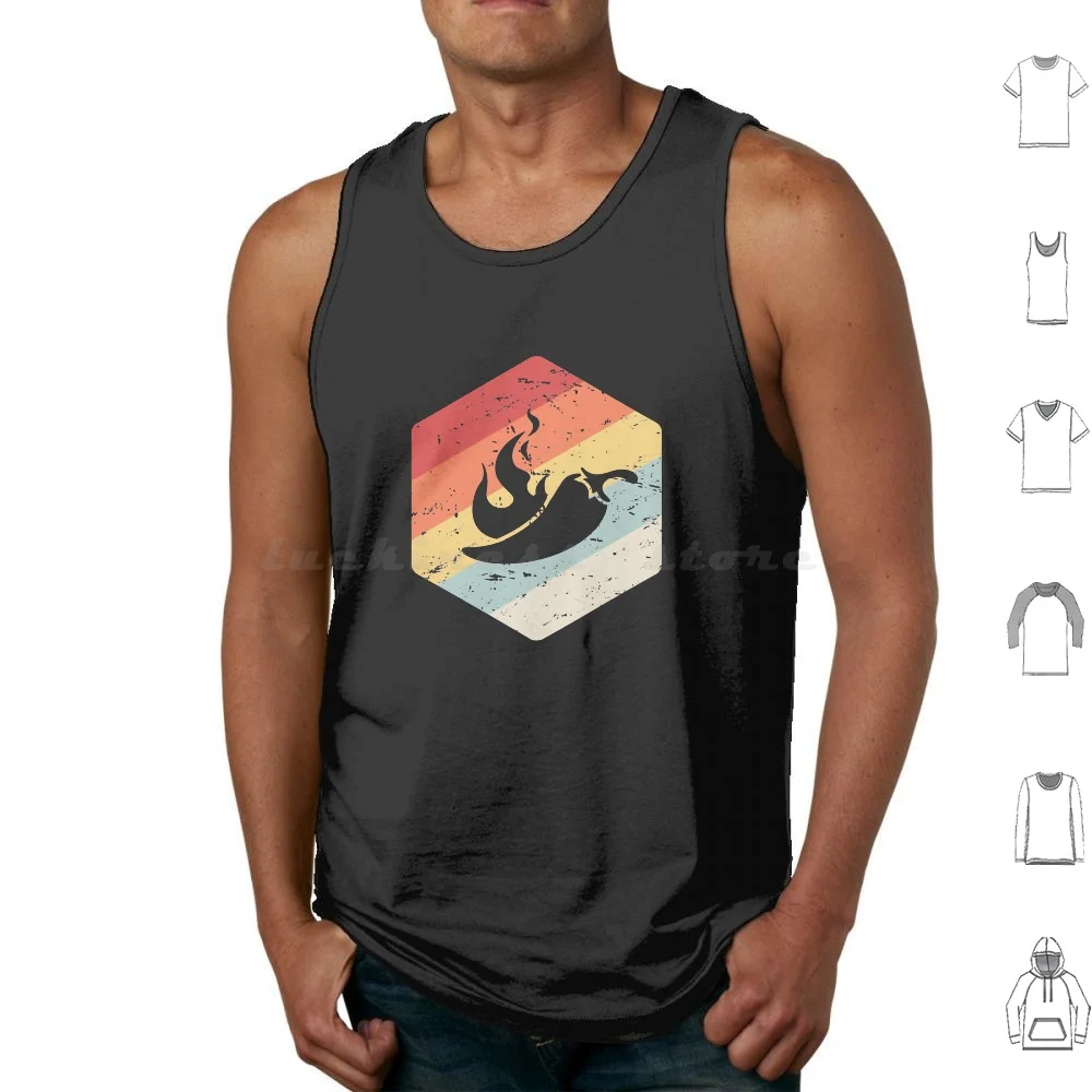 Salsa de Chile - Camisetas sin Mangas Vintage, Chalecos sin Mangas, Salsa Picante de Chile, Salsa de Chile Habanero Picante